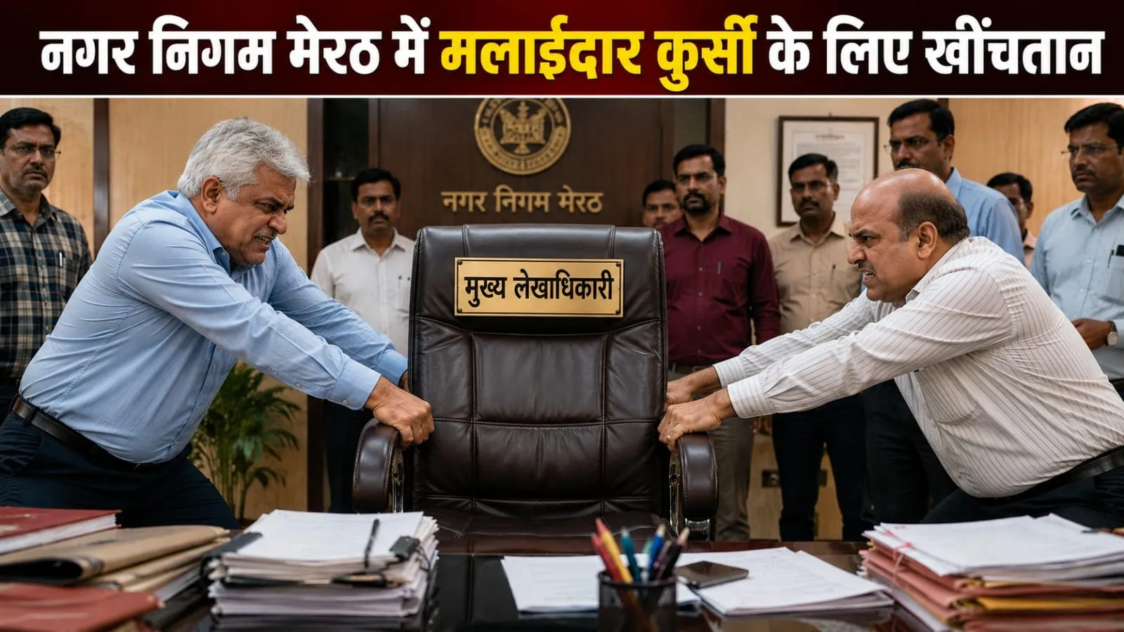 निगम में मुख्य लेखाधिकारी की मलाईदार कुर्सी के लिए मची महाभारत