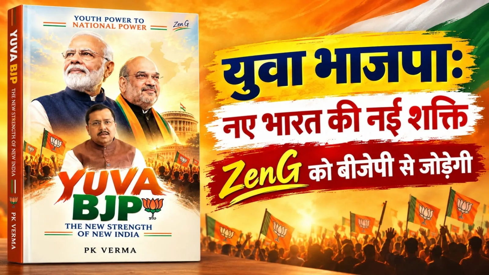 युवा भाजपा: नए भारत की नई शक्ति ZenG को बीजेपी से जोड़ेगी